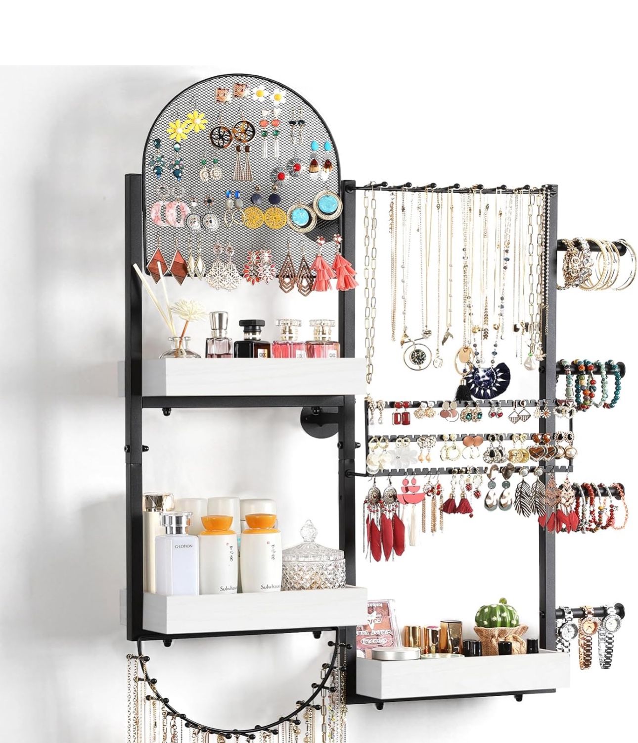 Sale!!Keebofly Wall Mount Hanging Jewelry Organizer -