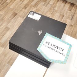 PS4 PRO GAMING CONSOLE - Pay $1 DOWN AVAILABLE - NO CREDIT NEEDED