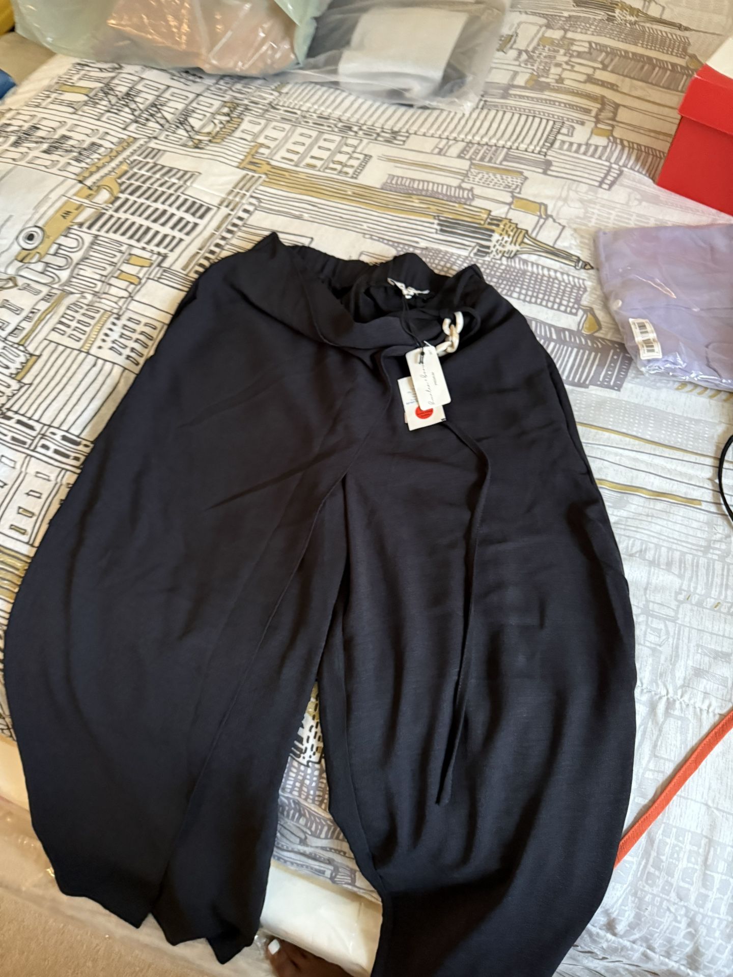 Black Linen Pants