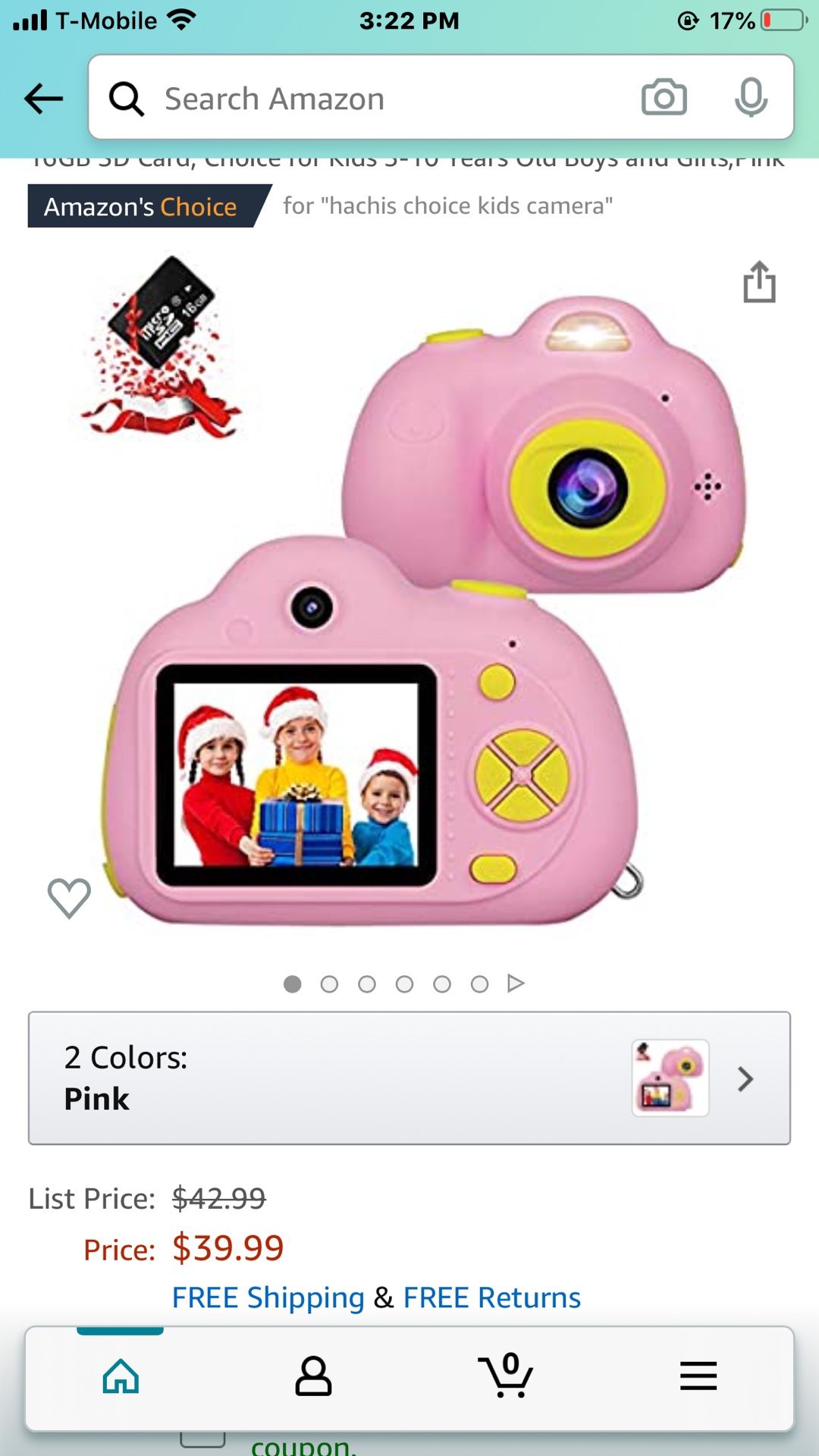 Digital camera for children