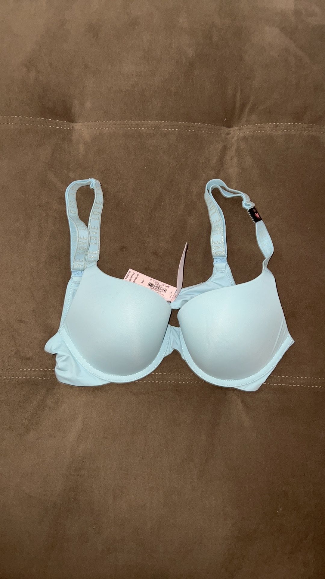 Brand new victoria Secret Baby blue bra size34B, original price $49.95,#sparkly