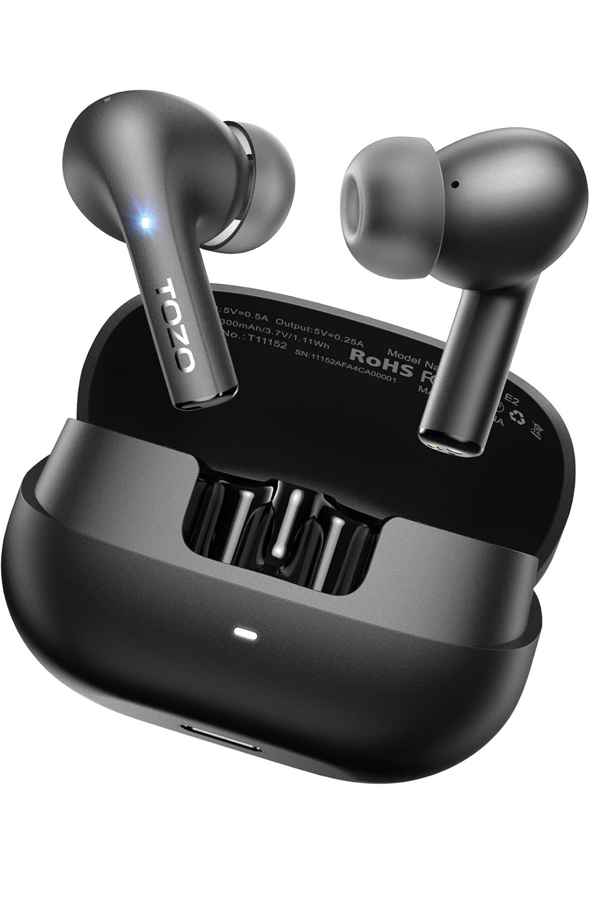 Wireless Earbuds 10mm Drivers with Powerful Bass, App Customize 32 EQs, with 2 Mics AI Call Noise Cancellation, 30H Playtime, Bluetooth 5.3 Ear Buds,