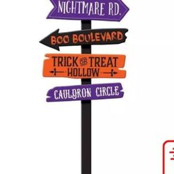 Halloween Directional Yard Garden Stake