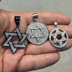 Stainless Steel star of David $25 each 