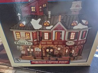 Lemax South Bay Fish Co. Porcelain Lighted House