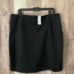 New York & Company size 18 NWT black stretch skirt mini