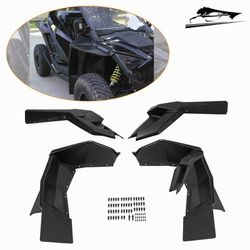 Full Coverage Fender Flares Front & Rear For Polaris RZR Pro XP R Turbo 20-24

