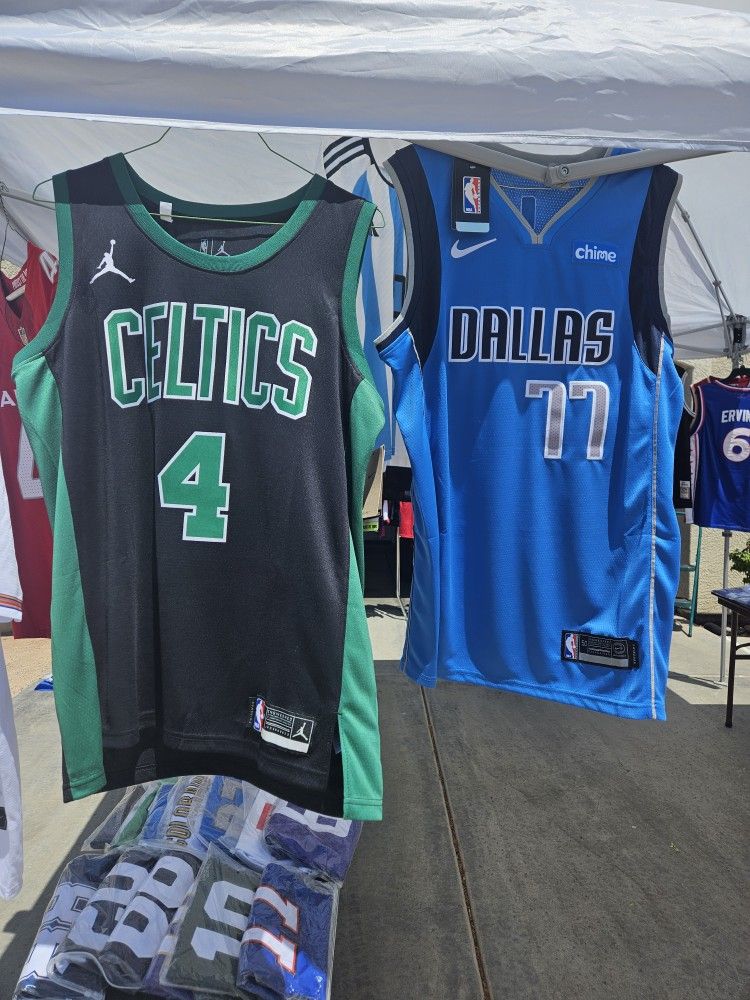 Doncic Mavs And D. Holiday Celtics Brand New L/XL