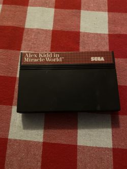 Alex Kidd In Miracle World Sega Master System Game 
