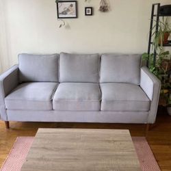 Grey Mid Modern Way fair Couch 