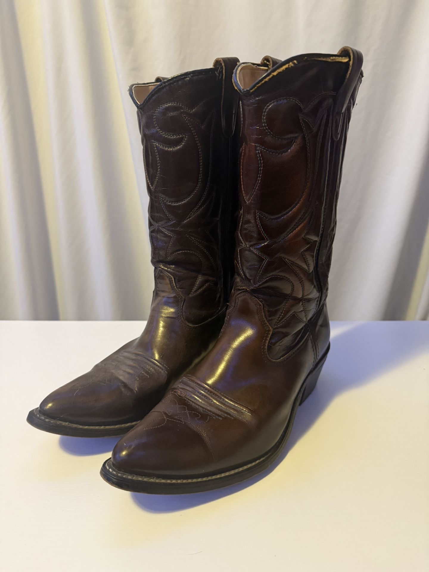 H And H West Cowboy Boots Size 9.5 To 10