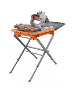 Ridgid- 8Inch Wet Tile Saw with Stand