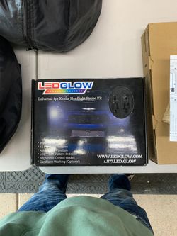 LEDGLOW Universal 4pc Xenon Headlight Strobe Kit