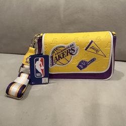 NBA Los Angeles Lakers Patch Icons Crossbody Bag
