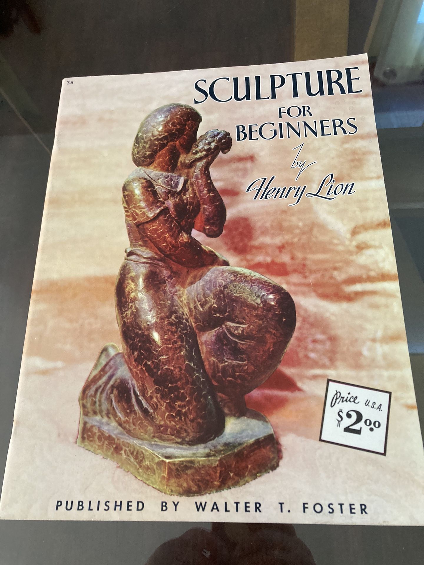 Sculpture for Beginners Harry Lion Walter T. Foster Art Book #38 Vintage USA