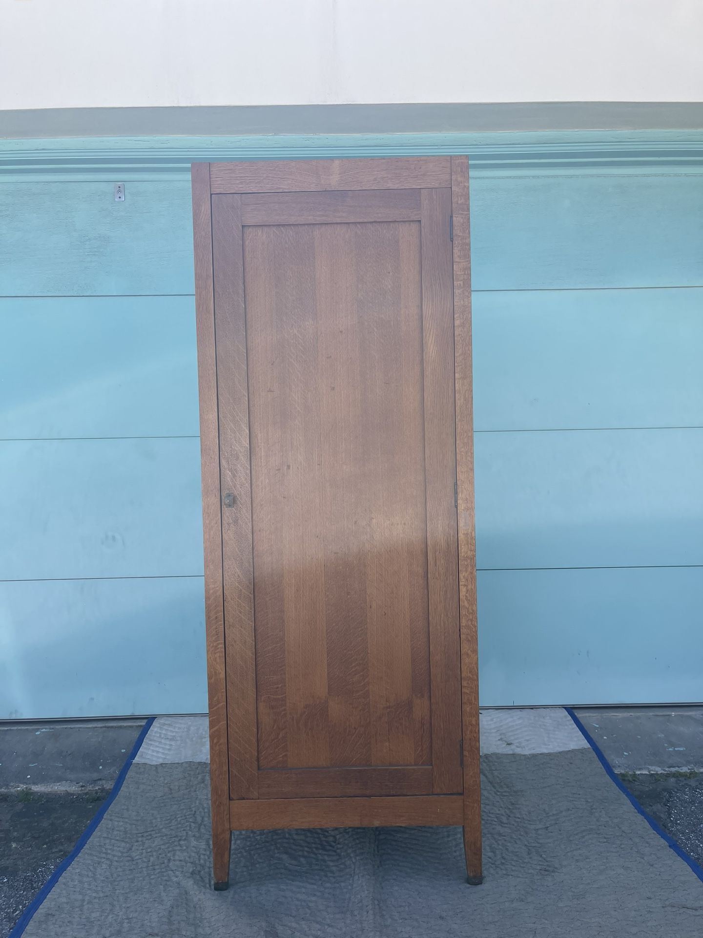 Antique Pine Wardrobe Armoire