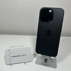 iPhone 16 Pro 128gb Cricket Carrier Only 100% 🔋 Health In Excellent Condition #0085