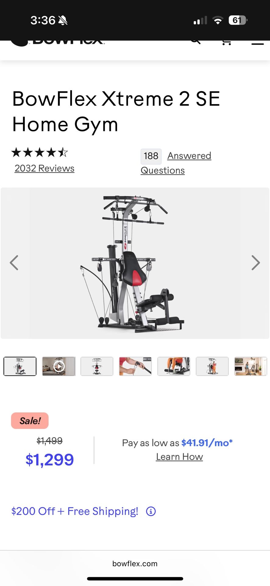 Boflex With Extra Parts!