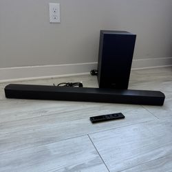 Samsung Bluetooth Speaker Bar And Woofer. 