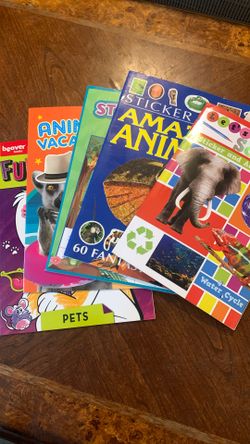 Sticker And Coloring Books