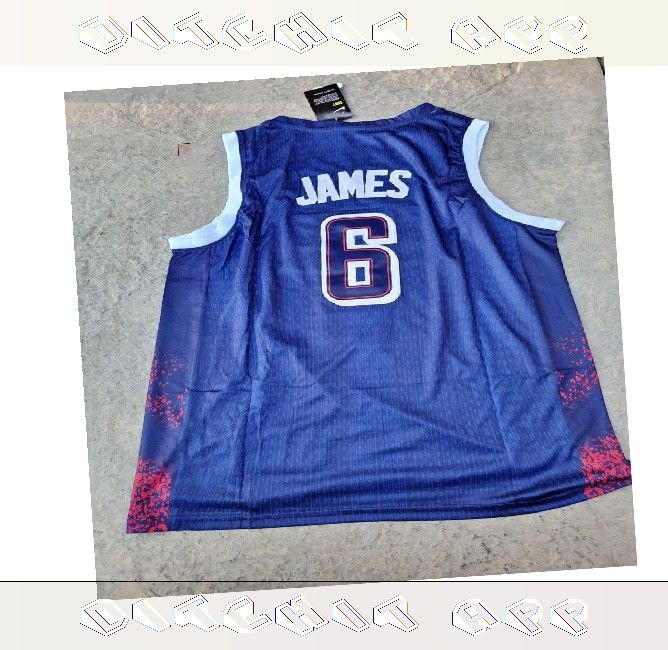 church vote LeBron James USA Jersey Official Player Gear
