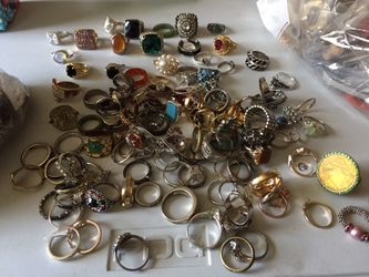 100+Rings- 5.00 each Make Offer on Lot