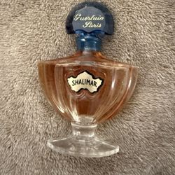 Vintage Shalimar W/O Box, Broken Baccarat Bottle, Reflected In Price!
