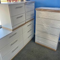 Dresser and Nightstand ⚜️ Cómoda y Mesita de Noche 🚚[Fast-Delivery]💨