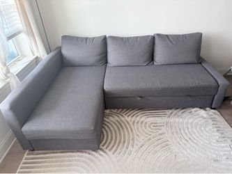 IKEA FRIHETEN Sleeper Sectional Sofa with Storage