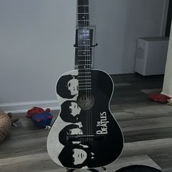 The Beatles Guitar With Stand 