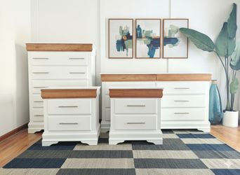 4 Piece Boho Style Bedroom set 