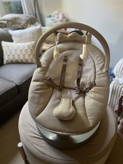 Momcozy 2-in-1 Electric Swing, Dual-Arm Support System, Khaki