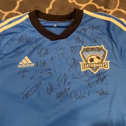 Earthquakes Jersey Signed