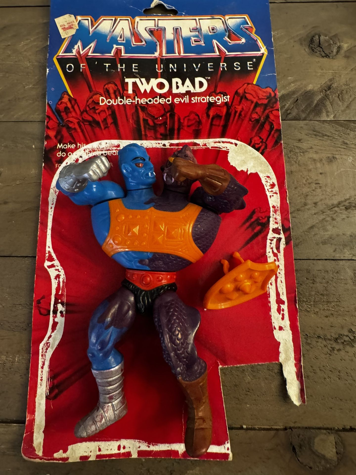 MOTU Two bad With card back