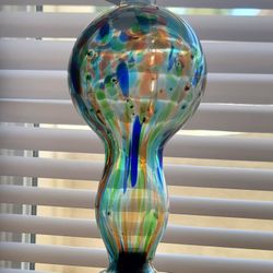 Glass Hummingbird Feeder