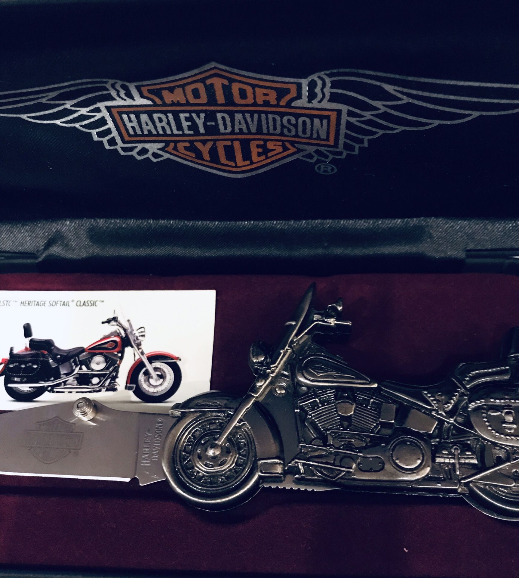 Harley Davidson Classic Heritage vintage pocket kni