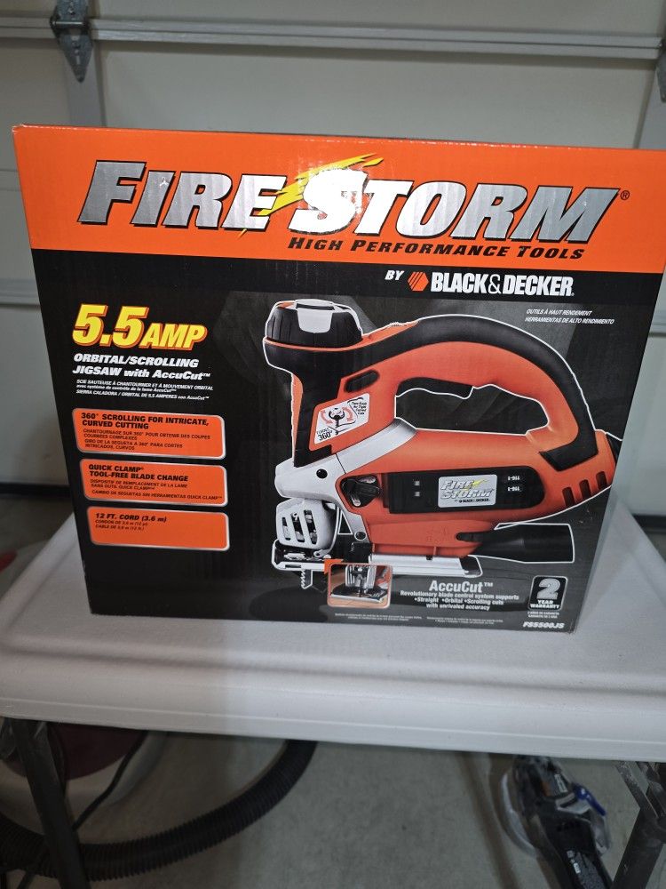 Black & Decker Firestorm Jigsaw 5.5 Amp