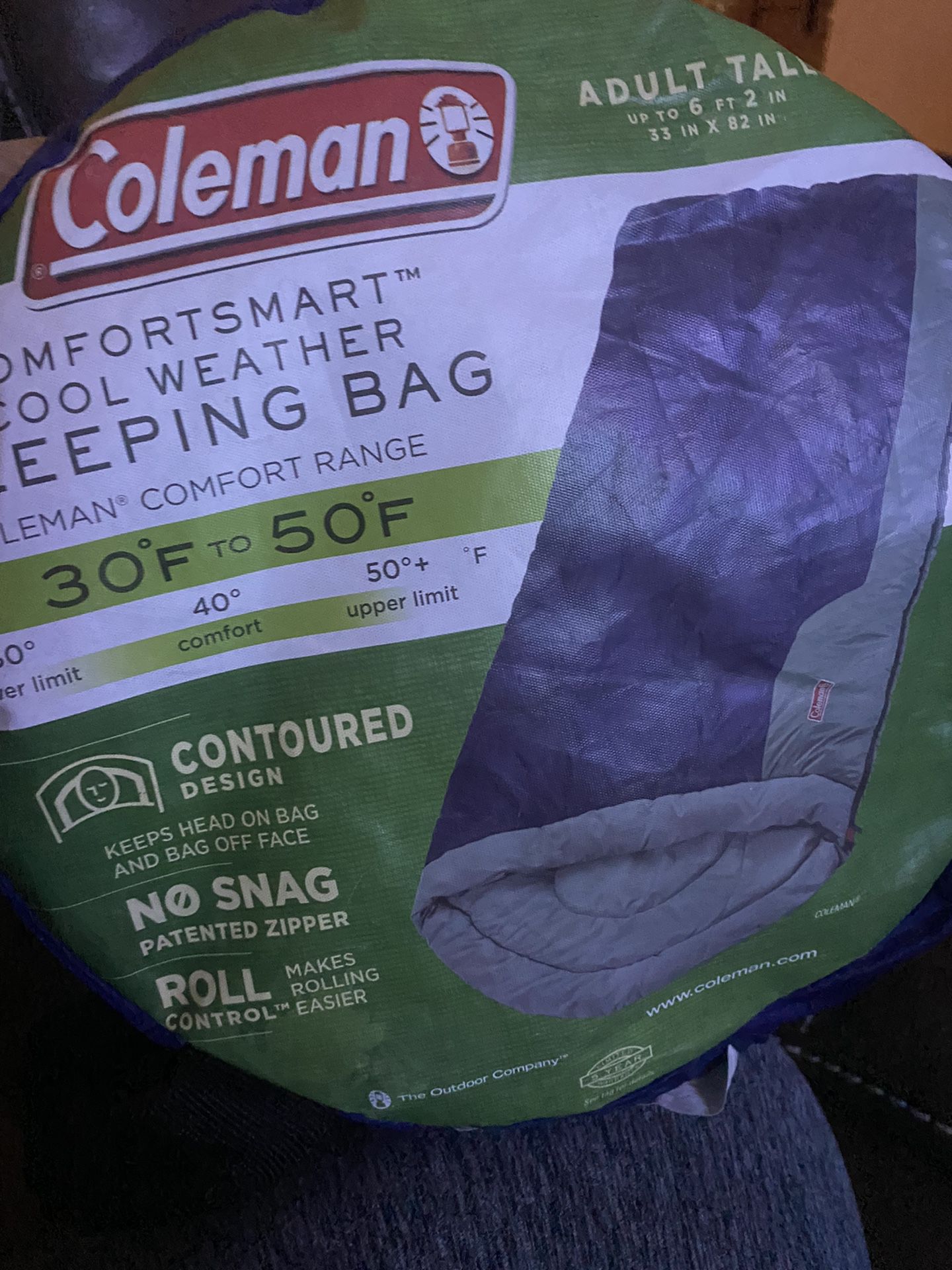 Coleman  COMFORTSMART COOL WEATHER  SLEEPING BAG