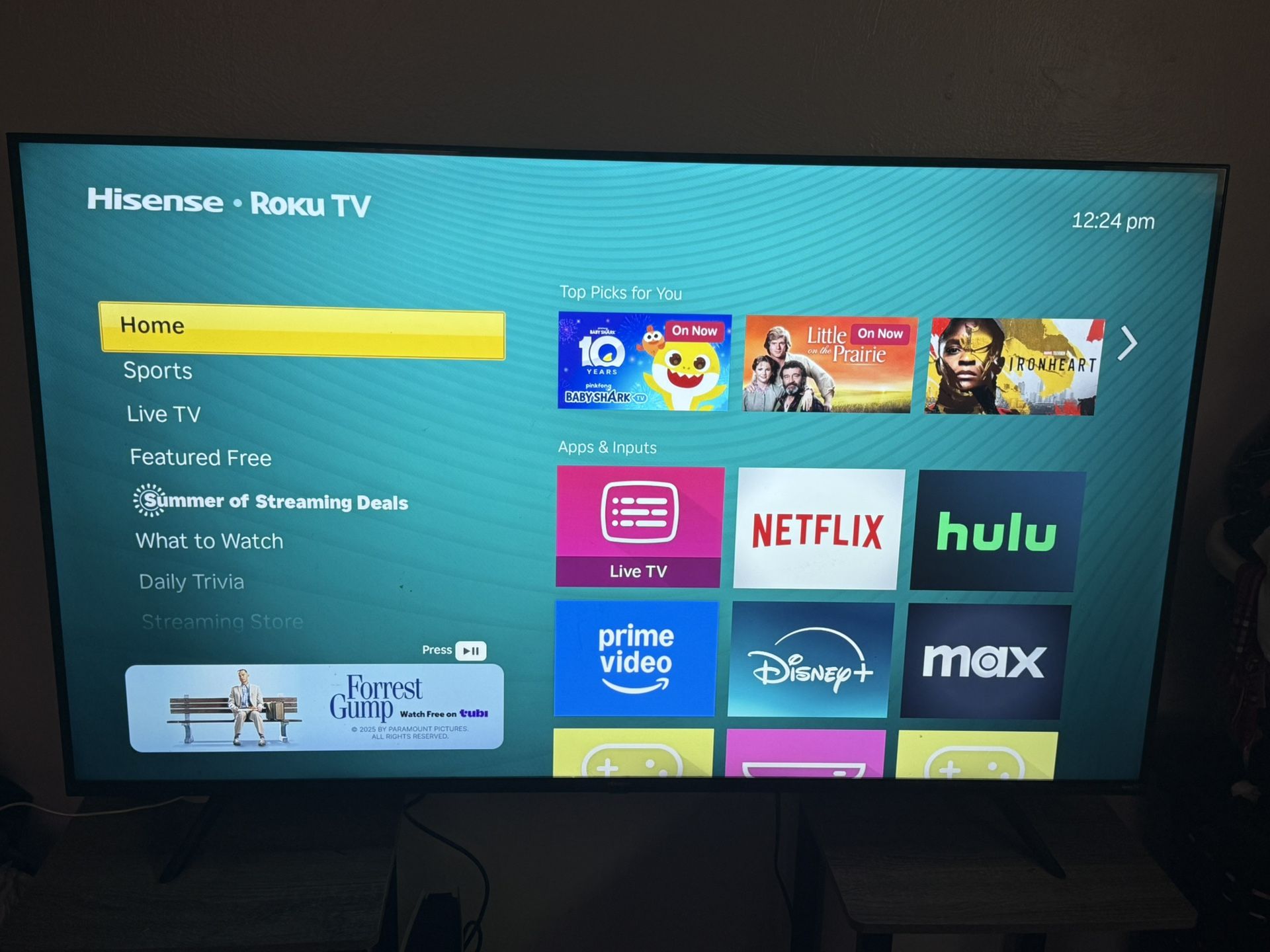 65in Roku Tv In Perfect Condition