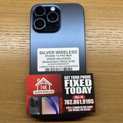 IPHONE 15 PRO MAX 256GB UNLOCKED 💙