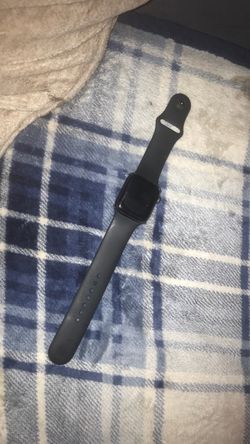 Apple Watch with Black Sport Band