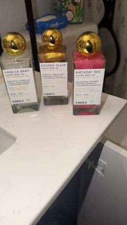 Truly set body oil