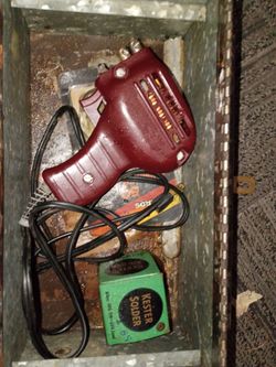 Vintage Soldering Gun with Kester Solder