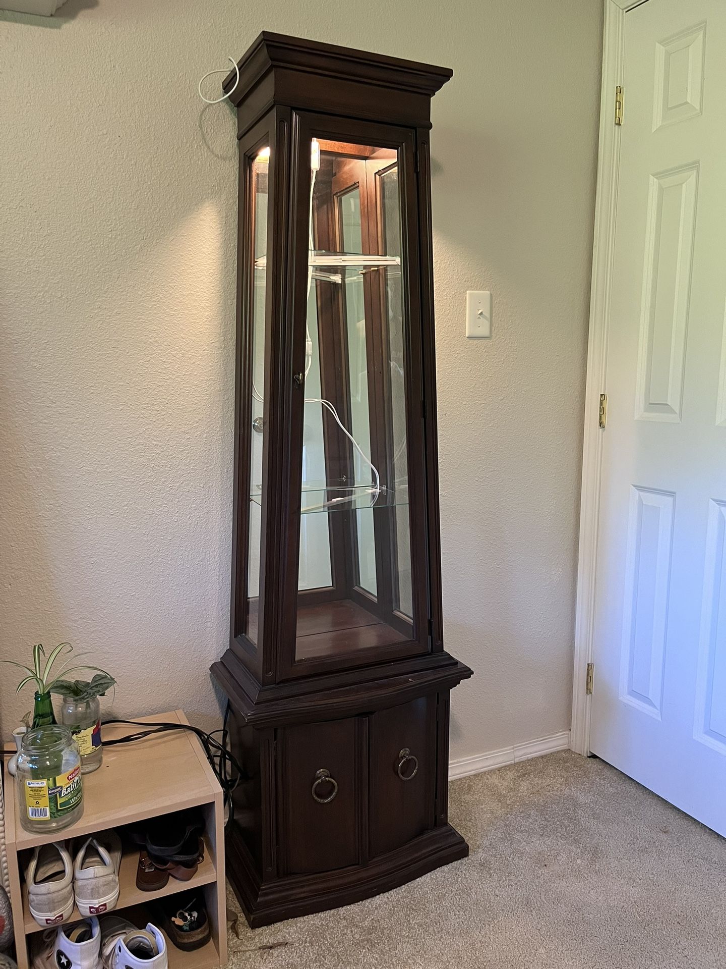 Curio Cabinet With Light