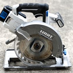 Hart Brushless 7-1/4” Circular Saw 20V with 24T Thin Kerf Carbide Blade 