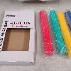 BRWH-B0848N5GF4  DMoose Fitness Flex Resistance Bar for Physical Therapy - Non-Slip Odorless Material, Exercise Bar for Tennis & Golfers Elbow Tendoni