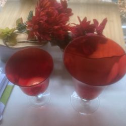 2 Christmas Glass $50