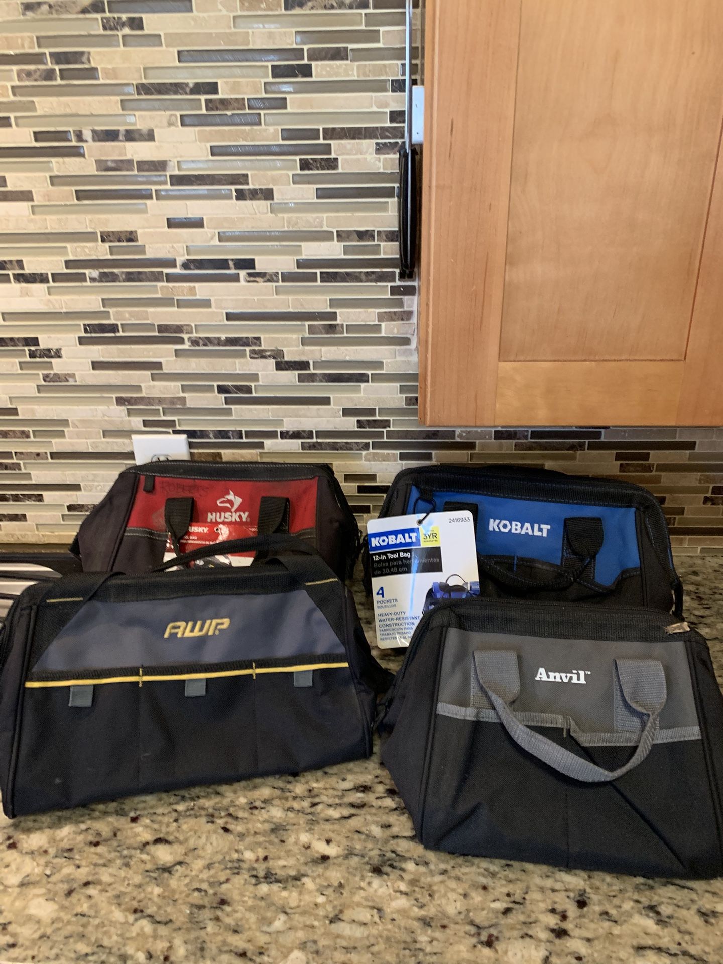 Tool Bags 12” And 10” 3 Bags