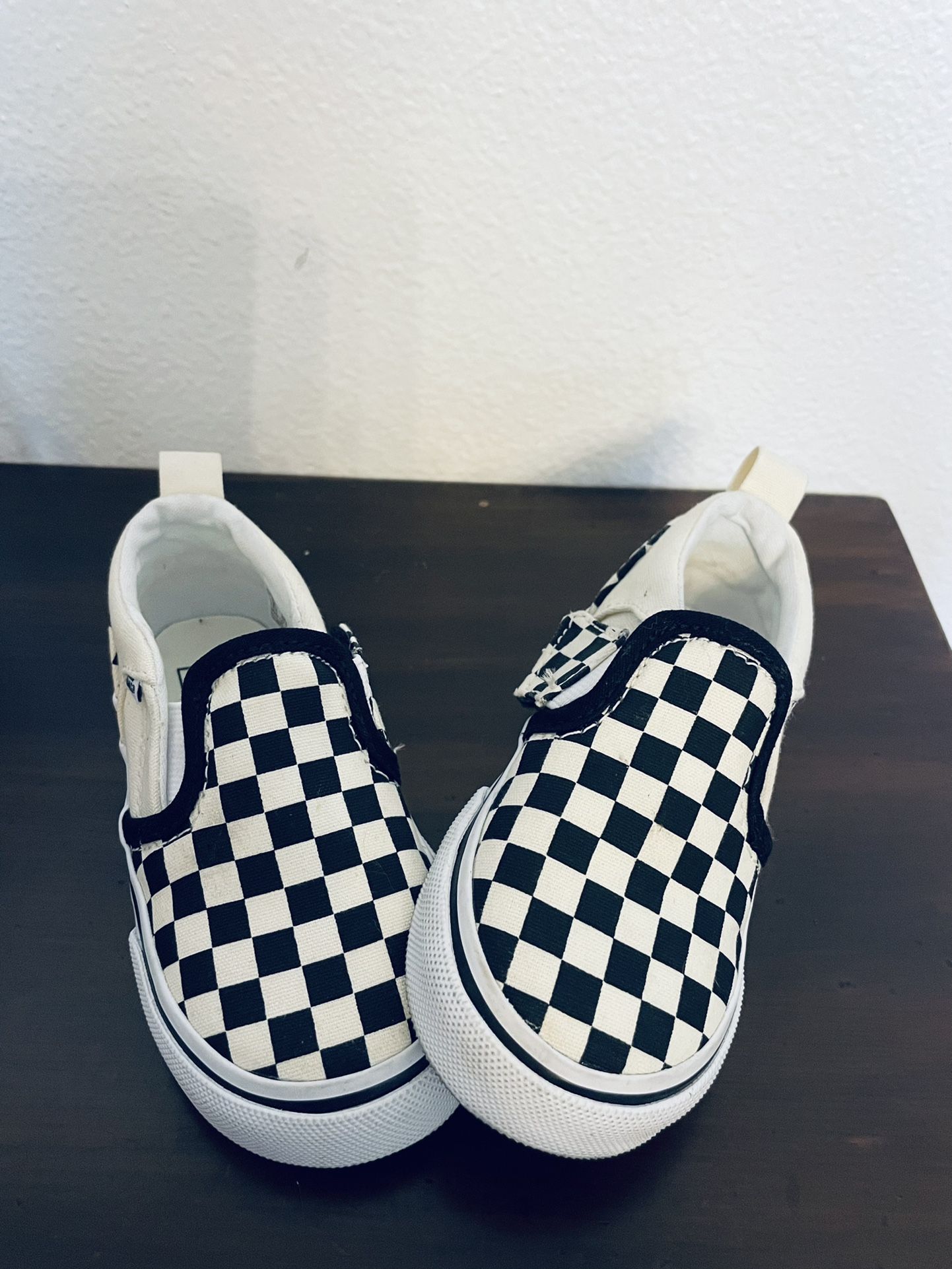 Vans Checkered Slip On Size 6C