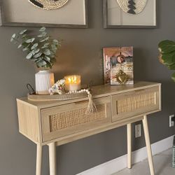 Wood Console Table/ Arrimo De Madera